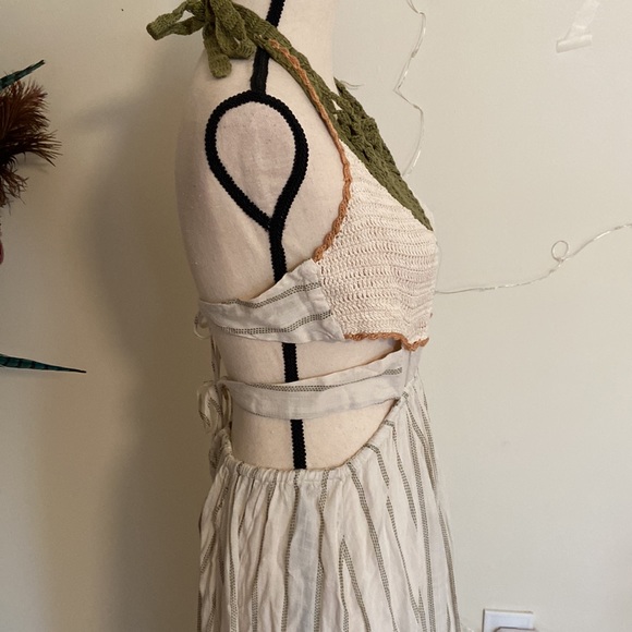 Free People Athena Goddess Gown Size Medium - Picture 10 of 13